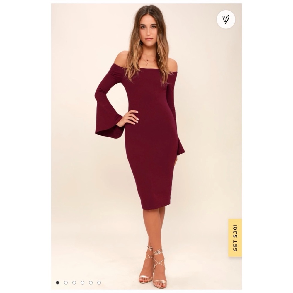 Lulu’s Burgundy Dress - Size XS